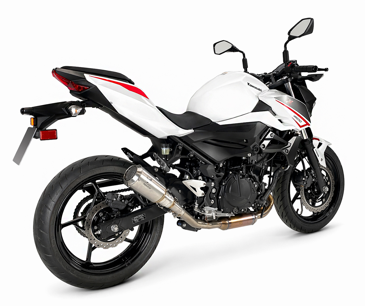 ECHAPPEMENT HOMOLOGUÉ MK2 INOX NINJA 400 (2019-2021) / Z 400 (2018-2021) – Image 2