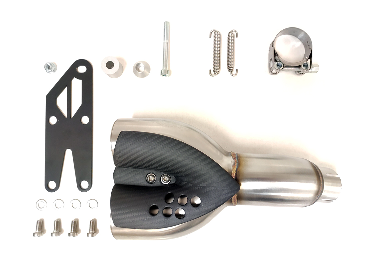 ECHAPPEMENT HOMOLOGUÉ DCX2 CARBONE FORGED GSX S 750 (2017-2022) – Image 4