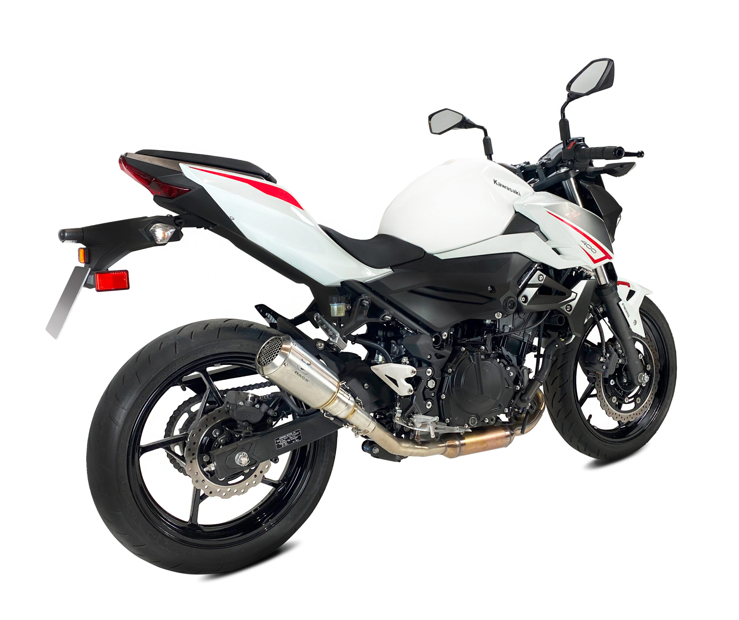 ECHAPPEMENT HOMOLOGUÉ MK2 INOX NINJA 400/Z 400 2018-2023 - Image 2