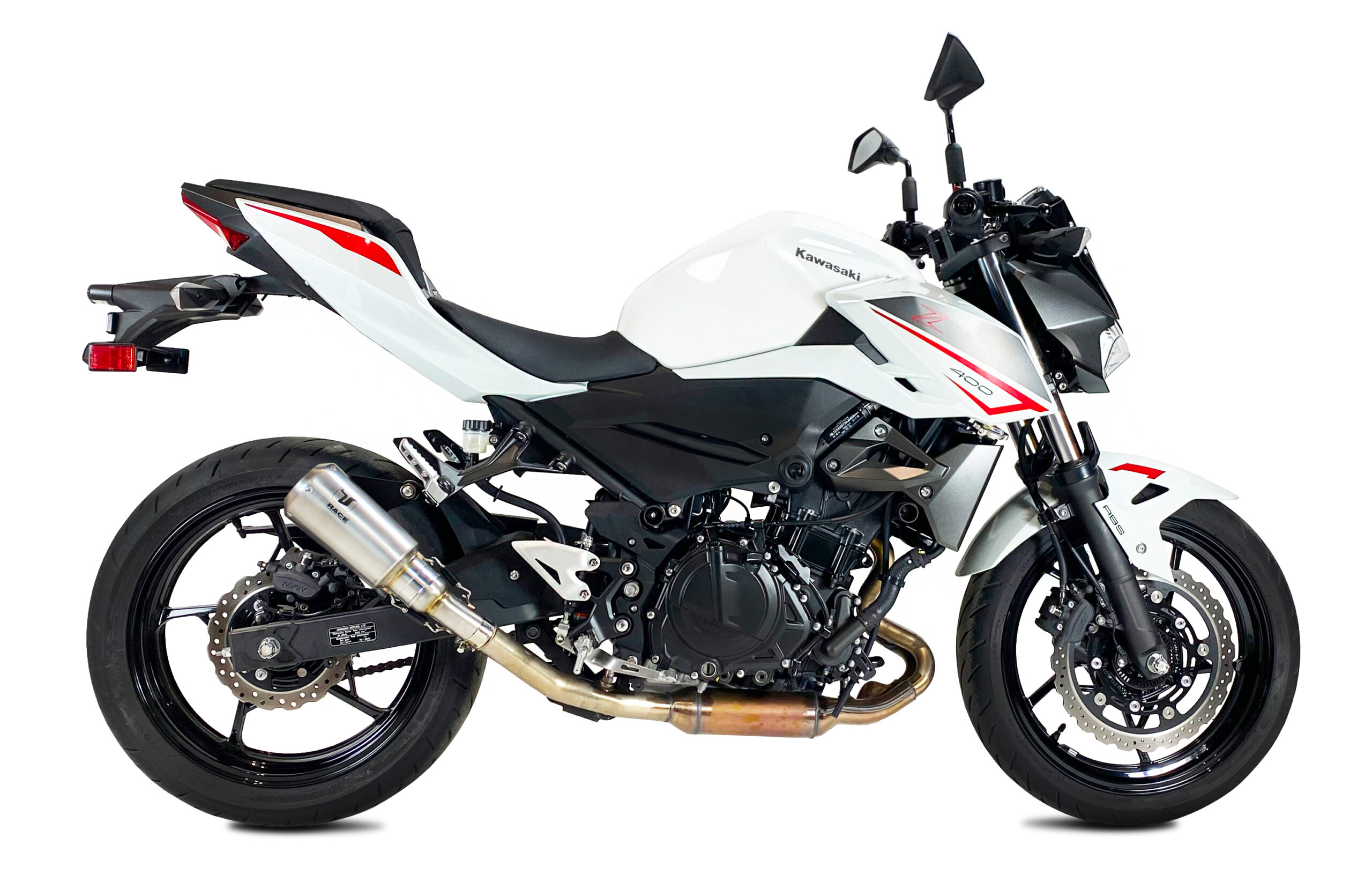 ECHAPPEMENT HOMOLOGUÉ MK2 INOX NINJA 400/Z 400 2018-2023 - Image 3