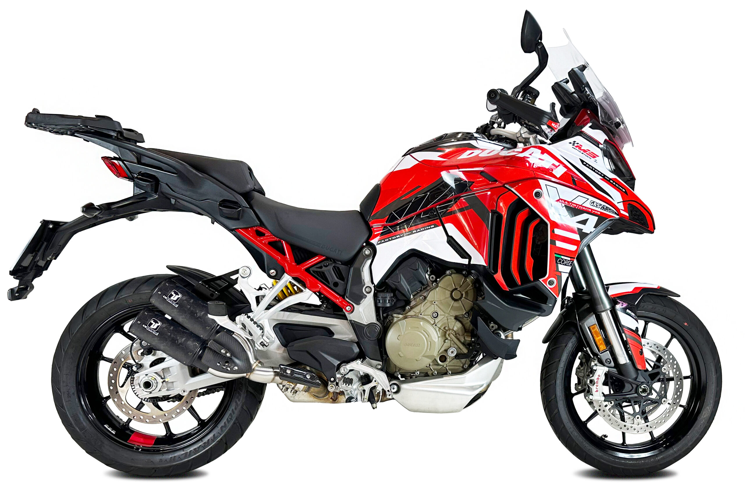 ECHAPPEMENT RACING DCX2 CARBONE MULTISTRADA V4 2023-2024 - Image 3