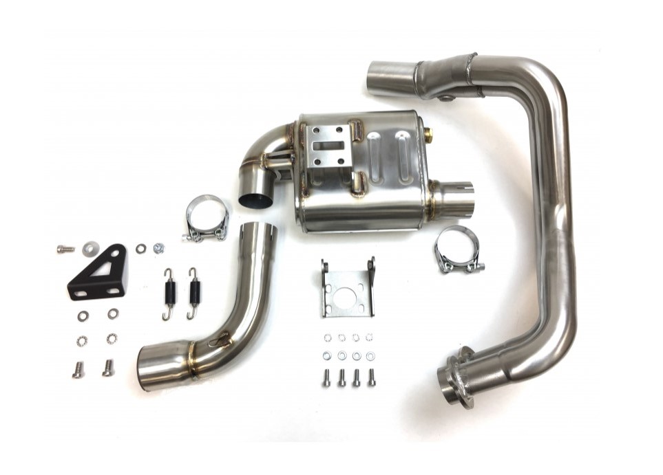 LIGNE COMPLÈTE HOMOLOGUÉE MK2 BLACK TRACER 700 2016-2019 - Image 2