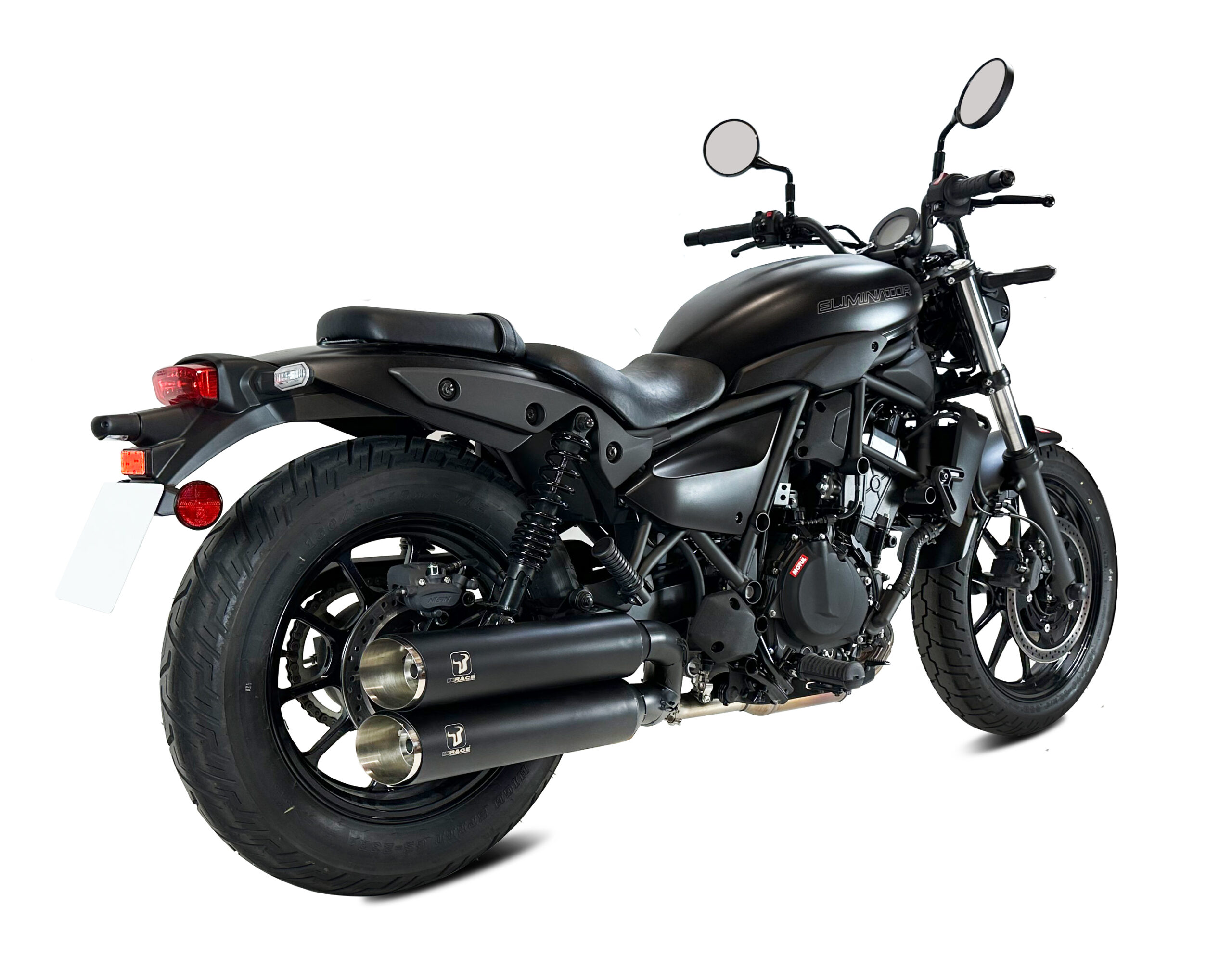 ECHAPPEMENTS HOMOLOGUÉS CUSTOM BLACK ELIMINATOR 500 2024 - Image 2